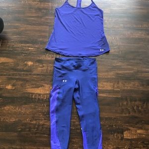 Under Armour top and legging set